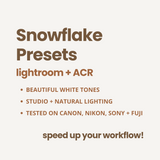 Snowflake Lightroom Presets