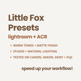 little fox Lightroom Presets