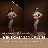 Freebie Finishing Touch Photoshop Actions 2.0 Cheat Sheet PDF