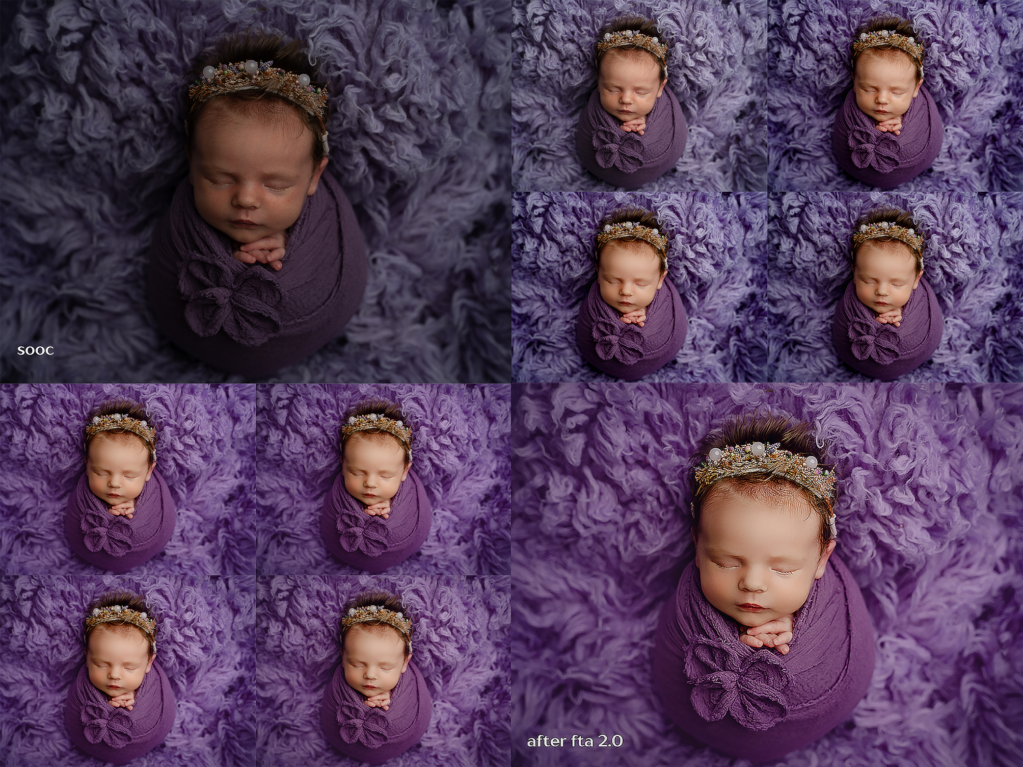 Newborn Photo Editing Formula P.12 - Photoshop Actions Only