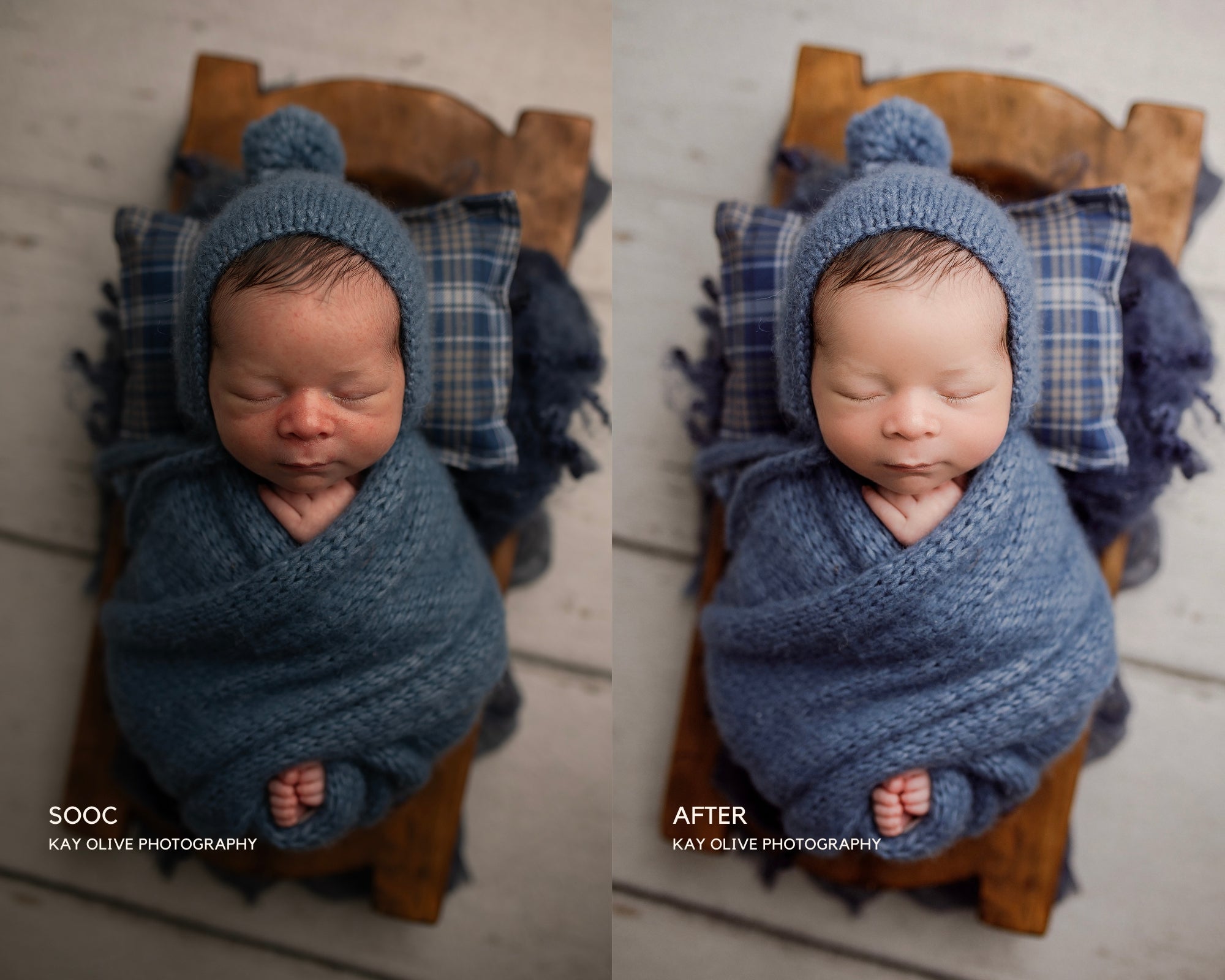 Newborn Photography Editing Formula P.8 - Lightroom Presets + Photoshop Actions