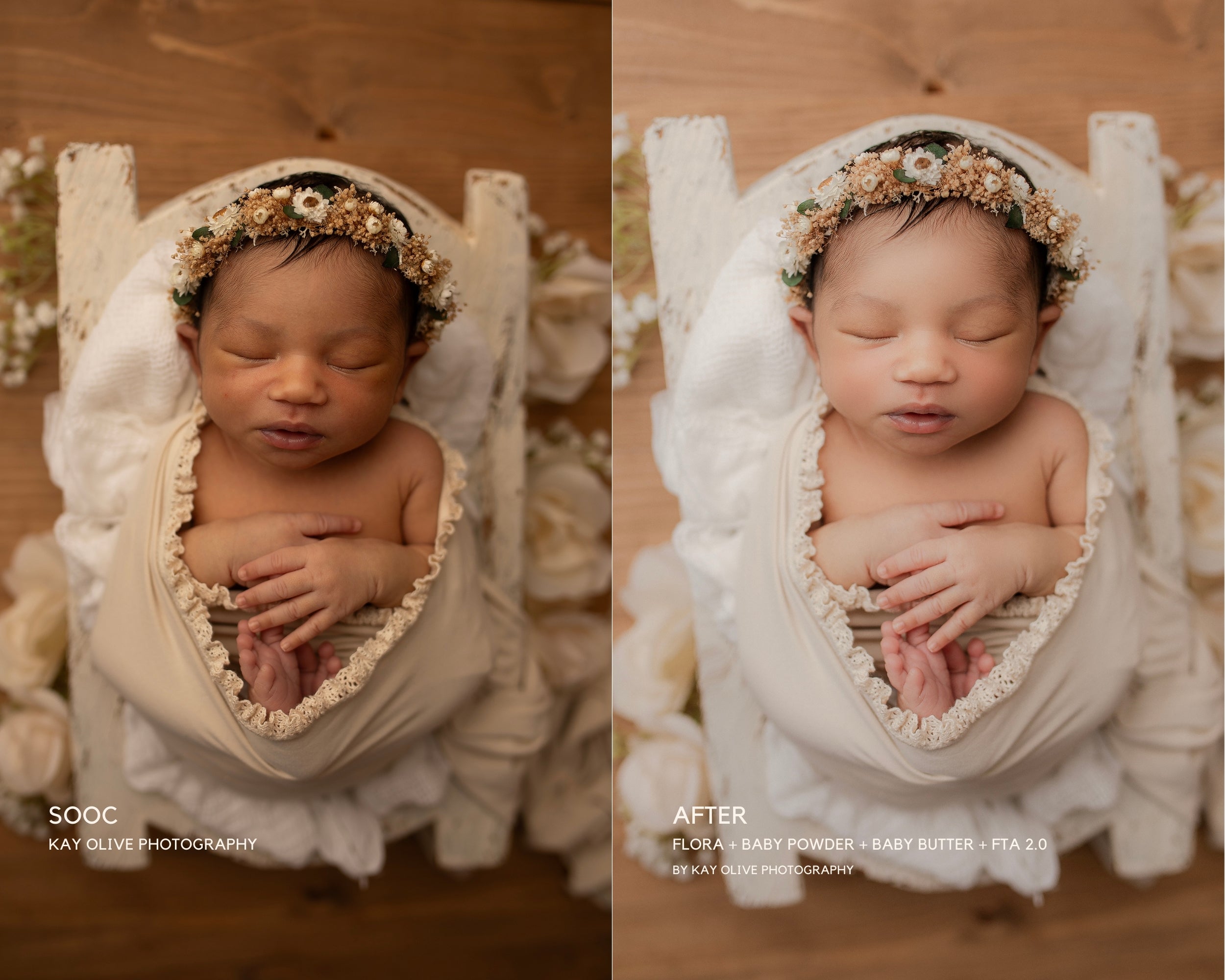 Newborn Photography Editing Formula P.11 - Lightroom Presets + Photoshop Actions