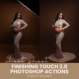 Freebie Finishing Touch Photoshop Actions 2.0 Cheat Sheet PDF