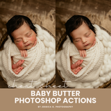 Freebie Baby Butter Photoshop Actions Cheat Sheet PDF