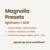 Magnolia lightroom presets