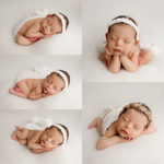 All White Newborn Session
