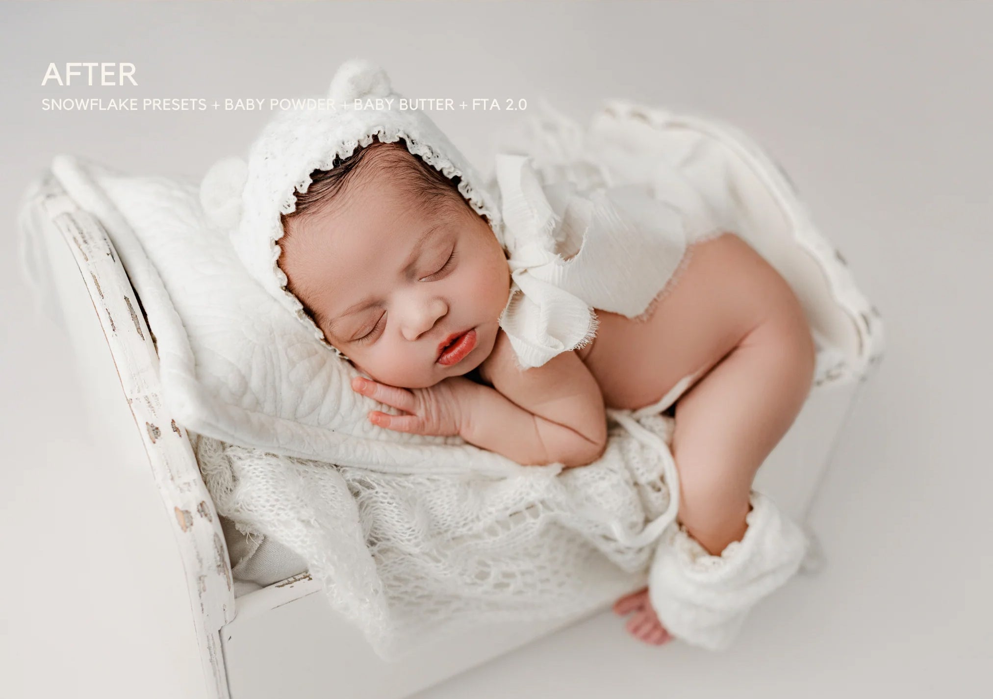 White Presets for Newborn and Baby Photography