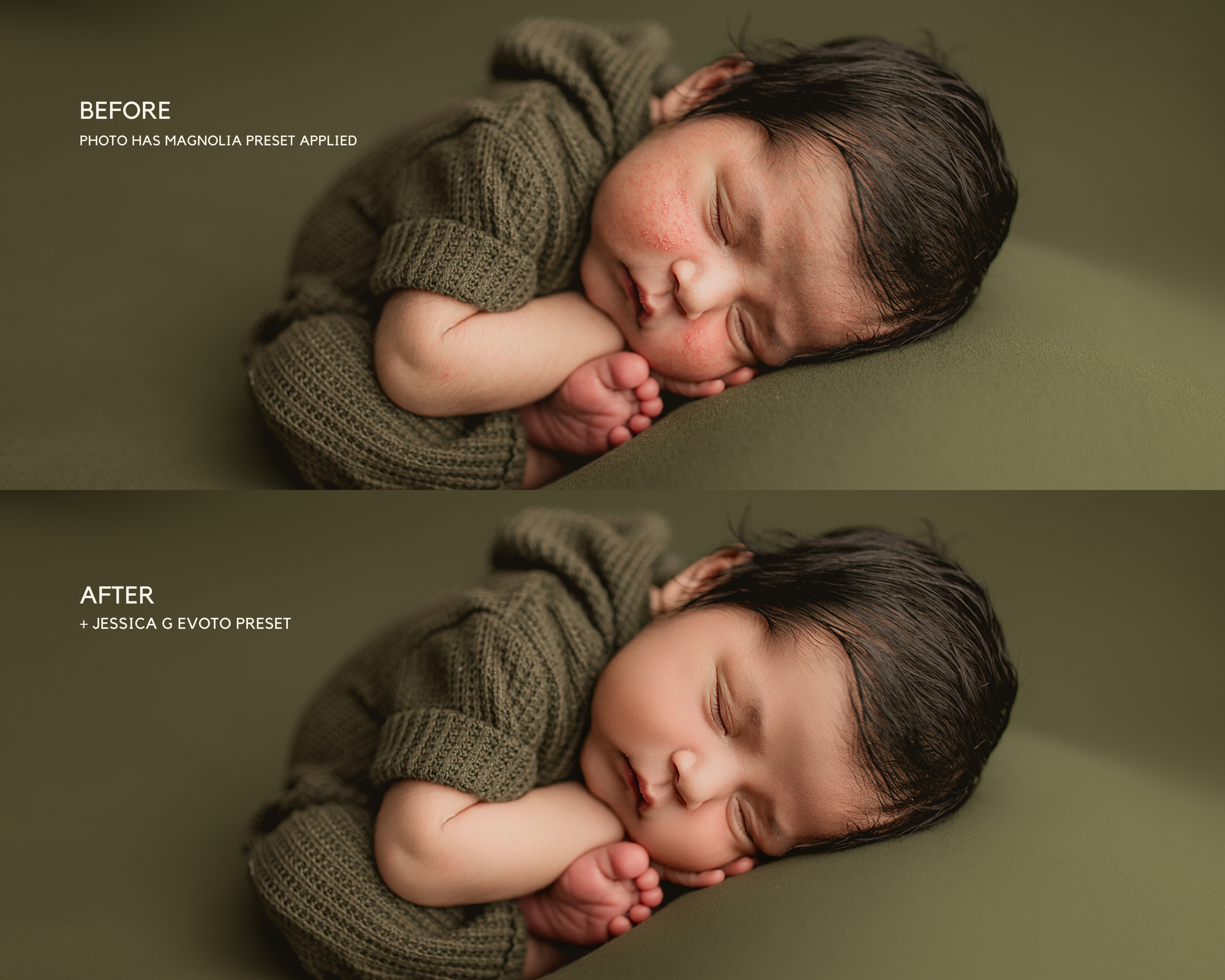 Evoto AI Newborn Presets