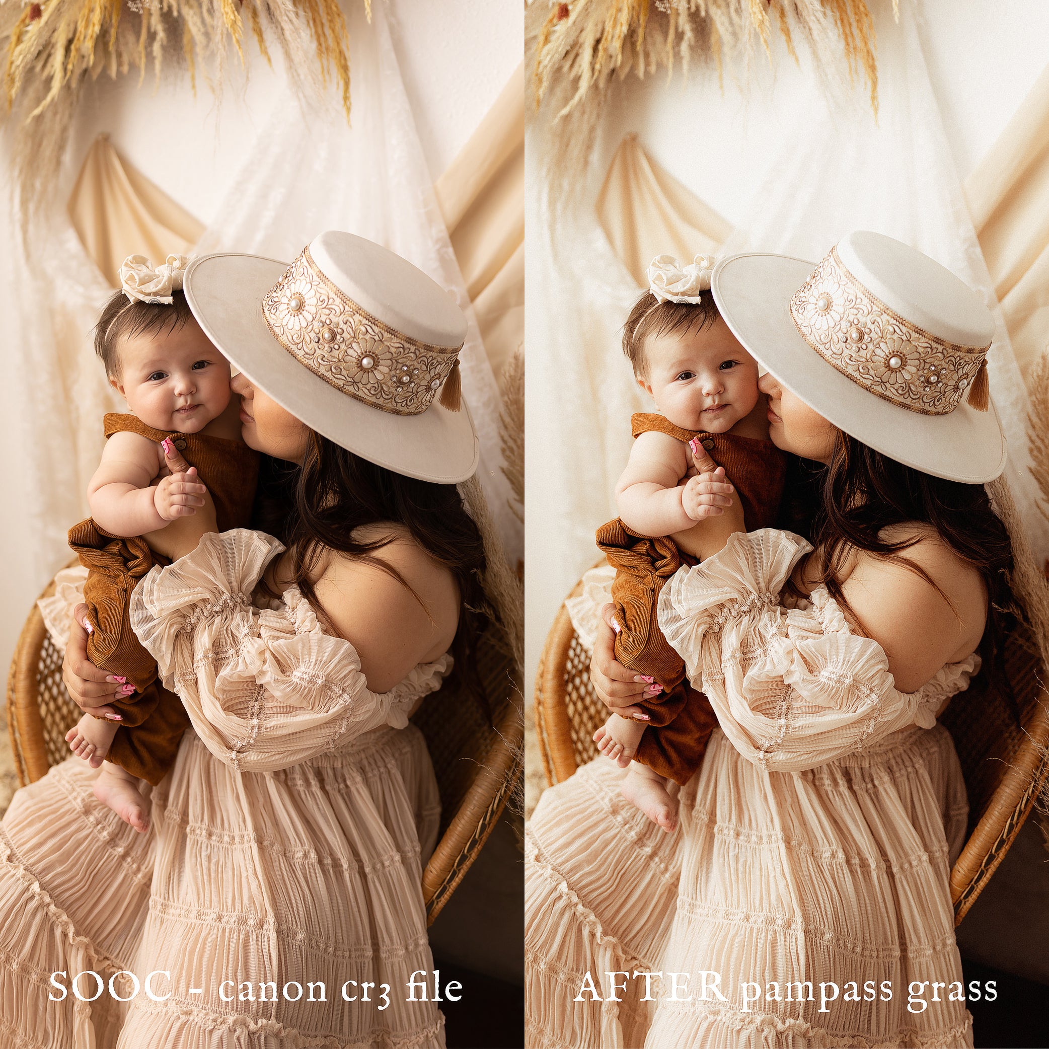 Newborn Maternity Studio Light Natural Light Lightroom Presets Portrait Photography Lightroom Presets Boho Rustic
