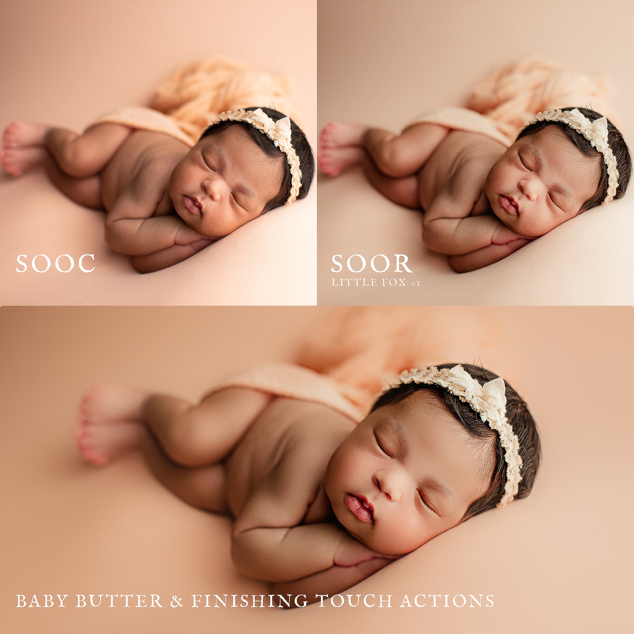 newborn photography actions